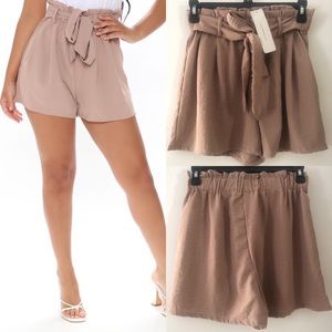 🌟 Fashion Nova Let’s Let Loose Tie Short